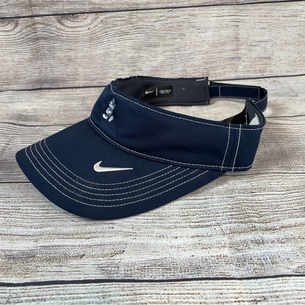 Disney Parks - Mickey Mouse - Navy Blue Visor Hat Adult Nike Dri-Fit Classic